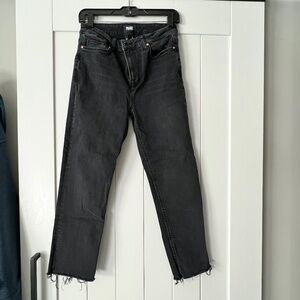 PAIGE black ankle length jeans